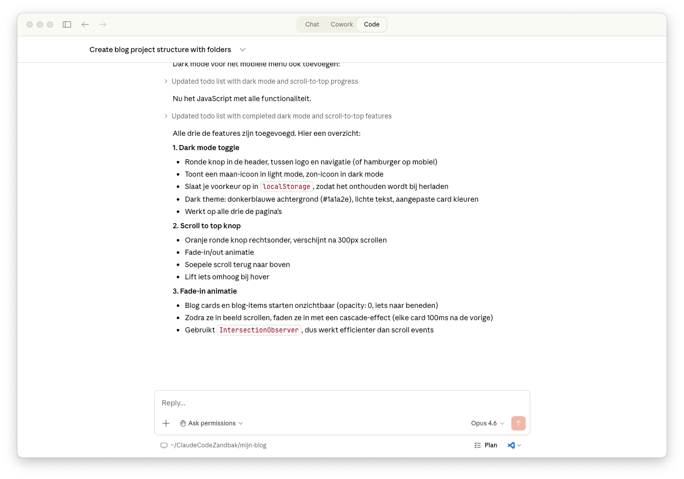 prompt uitkomst interactiviteit